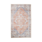 Martinez - Tapis Havana - Orange/Bleu - Chenille Polyester - 160x230 cm